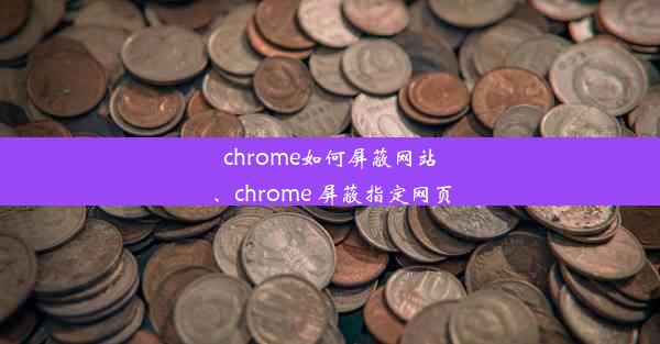 chrome如何屏蔽网站、chrome 屏蔽指定网页