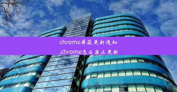 chrome屏蔽更新通知,chrome怎么禁止更新