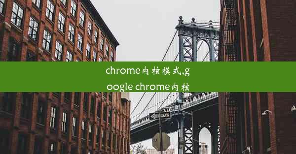 chrome内核模式,google chrome内核