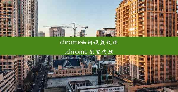 chrome如何设置代理,chrome 设置代理