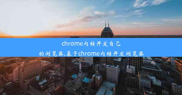 chrome内核开发自己的浏览器,基于chrome内核开发浏览器