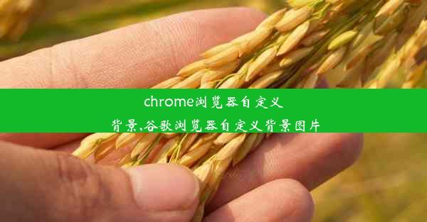 chrome浏览器自定义背景,谷歌浏览器自定义背景图片