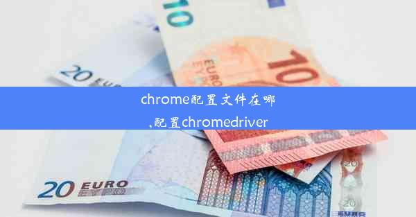 chrome配置文件在哪,配置chromedriver