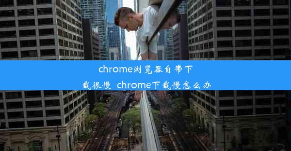 chrome浏览器自带下载很慢_chrome下载慢怎么办