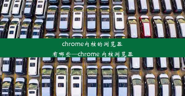 chrome内核的浏览器有哪些—chrome 内核浏览器