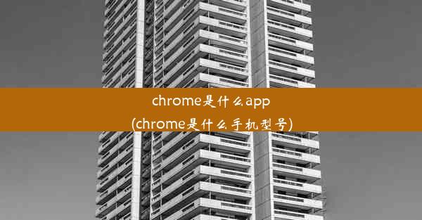 chrome是什么app(chrome是什么手机型号)