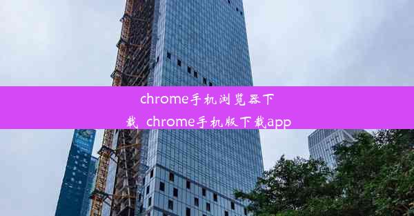 chrome手机浏览器下载_chrome手机版下载app