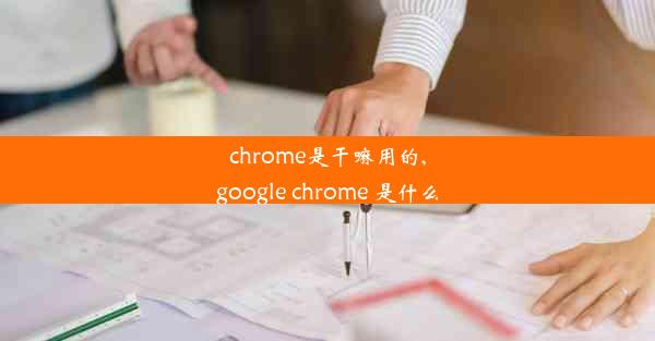 chrome是干嘛用的,google chrome 是什么