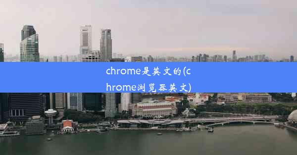 chrome是英文的(chrome浏览器英文)