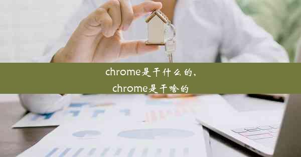 chrome是干什么的,chrome是干啥的