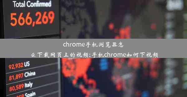 chrome手机浏览器怎么下载网页上的视频;手机chrome如何下视频