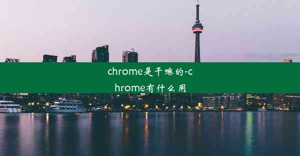 chrome是干嘛的-chrome有什么用