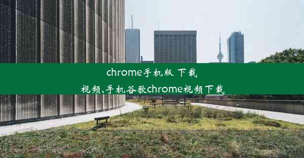 chrome手机版 下载视频,手机谷歌chrome视频下载