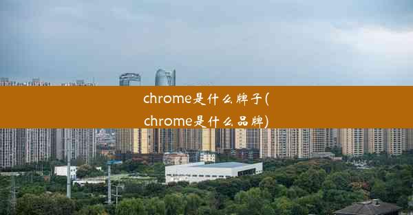 chrome是什么牌子(chrome是什么品牌)