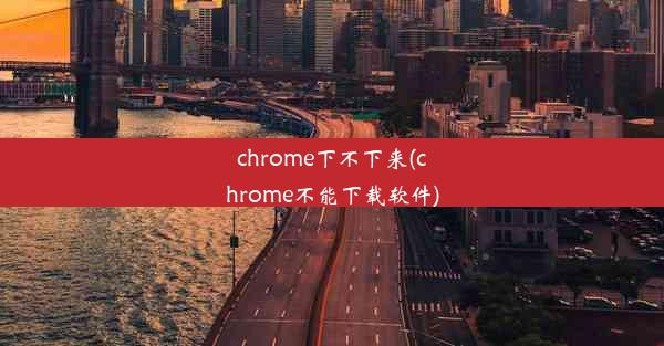 chrome下不下来(chrome不能下载软件)