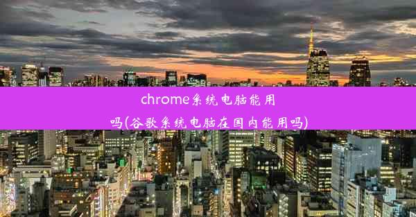 chrome系统电脑能用吗(谷歌系统电脑在国内能用吗)