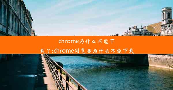 chrome为什么不能下载了;chrome浏览器为什么不能下载