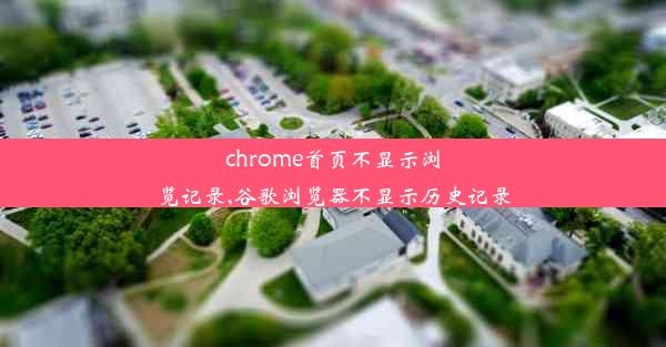 chrome首页不显示浏览记录,谷歌浏览器不显示历史记录