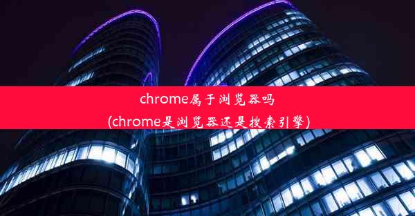 chrome属于浏览器吗(chrome是浏览器还是搜索引擎)