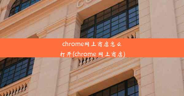 chrome网上商店怎么打开(chrome 网上商店)