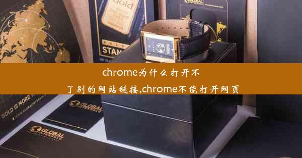 chrome为什么打开不了别的网站链接,chrome不能打开网页