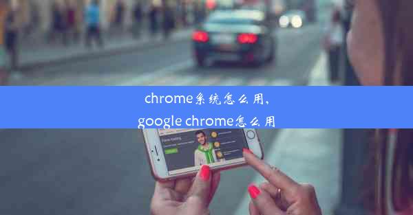 chrome系统怎么用,google chrome怎么用