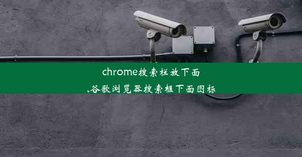 chrome搜索栏放下面,谷歌浏览器搜索框下面图标