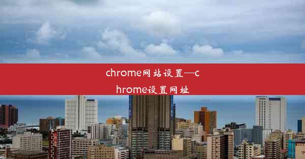 chrome网站设置—chrome设置网址