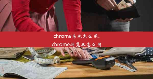 chrome系统怎么用,chrome浏览器怎么用