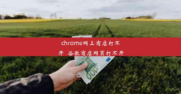 chrome网上商店打不开_谷歌商店网页打不开