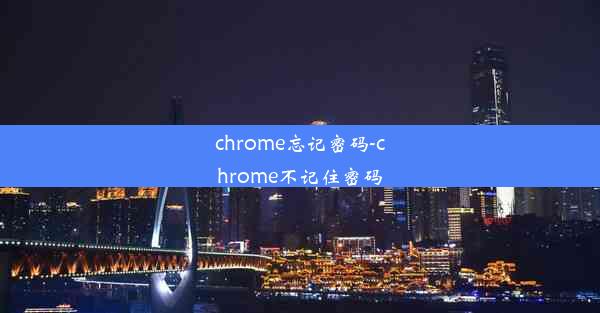 chrome忘记密码-chrome不记住密码