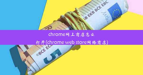 chrome网上商店怎么打开(chrome web store网络商店)