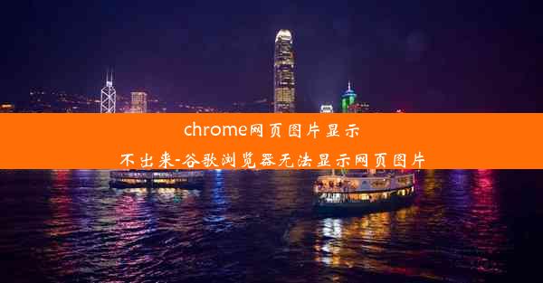 chrome网页图片显示不出来-谷歌浏览器无法显示网页图片