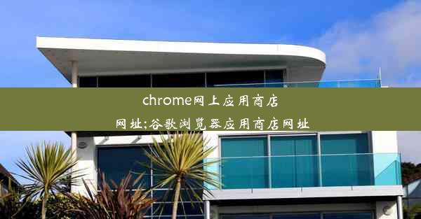 chrome网上应用商店网址;谷歌浏览器应用商店网址