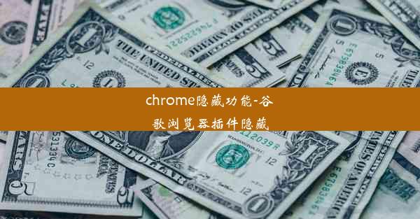 chrome隐藏功能-谷歌浏览器插件隐藏