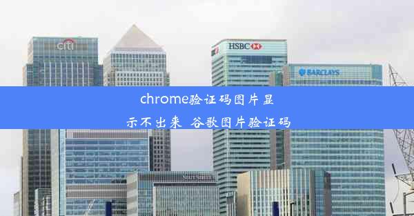 chrome验证码图片显示不出来_谷歌图片验证码