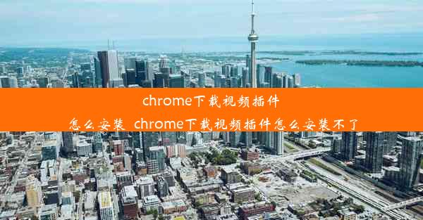 chrome下载视频插件怎么安装_chrome下载视频插件怎么安装不了