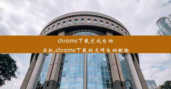 chrome下载完成自动关机,chrome下载的文件自动删除