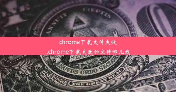 chrome下载文件失败,chrome下载失败的文件哪儿找