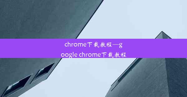 chrome下载教程—google chrome下载教程