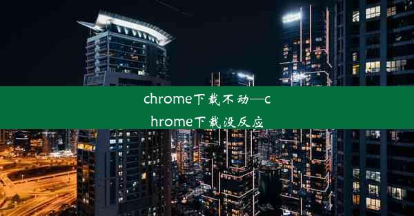 chrome下载不动—chrome下载没反应