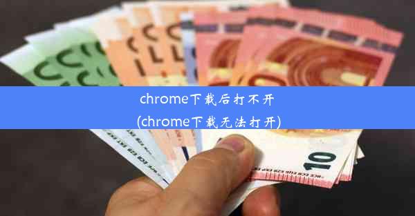 chrome下载后打不开(chrome下载无法打开)