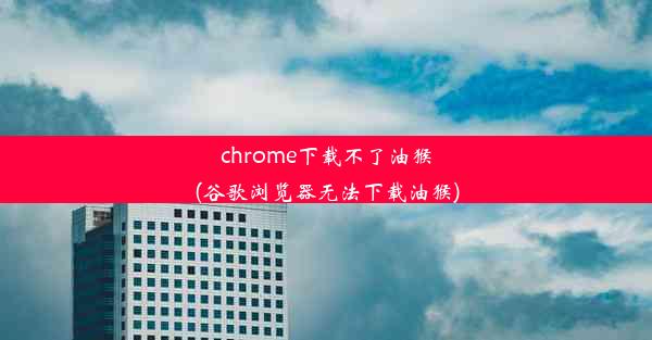 chrome下载不了油猴(谷歌浏览器无法下载油猴)