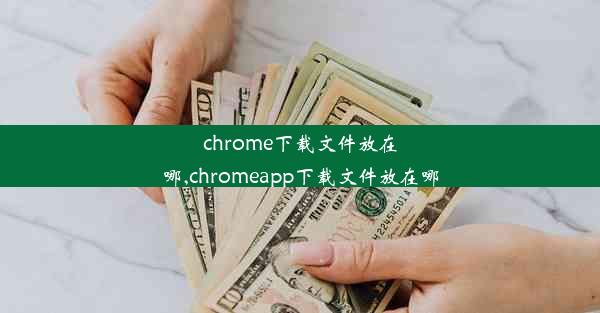 chrome下载文件放在哪,chromeapp下载文件放在哪