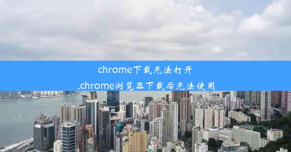 chrome下载无法打开,chrome浏览器下载后无法使用