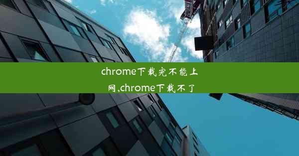 chrome下载完不能上网,chrome下载不了