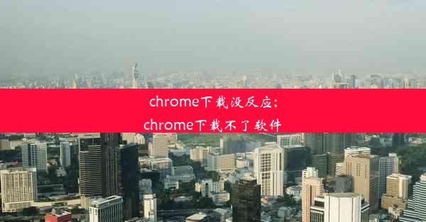 chrome下载没反应;chrome下载不了软件