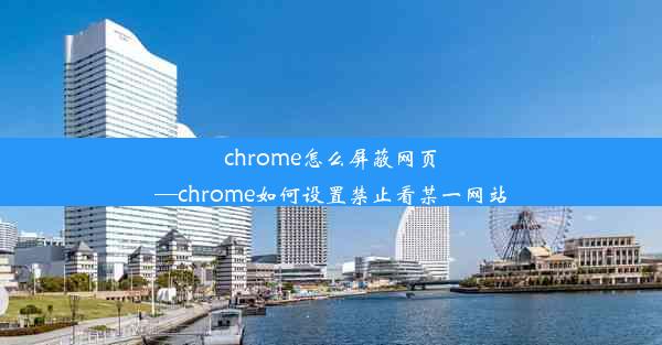 chrome怎么屏蔽网页—chrome如何设置禁止看某一网站