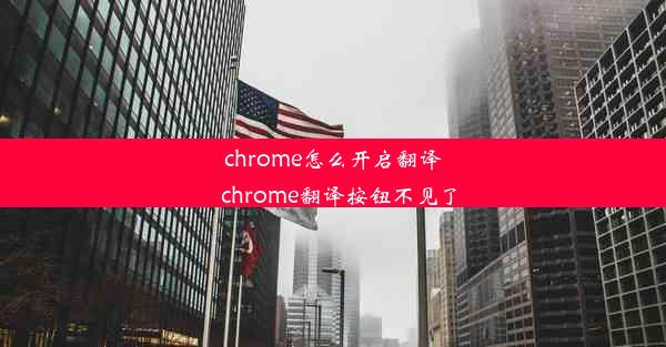 chrome怎么开启翻译_chrome翻译按钮不见了