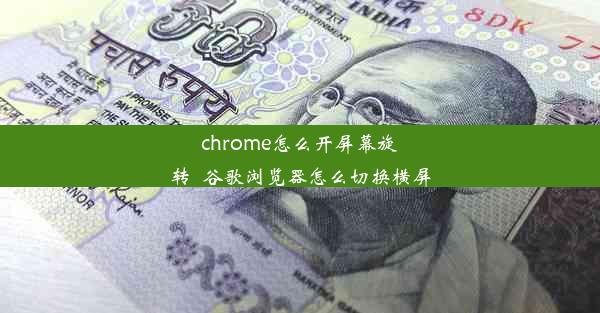 chrome怎么开屏幕旋转_谷歌浏览器怎么切换横屏